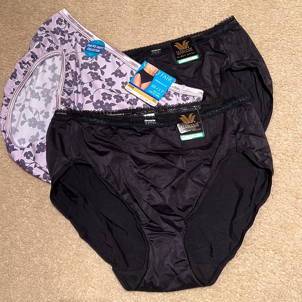 New Vanity Fair and Wacoal panties underwear